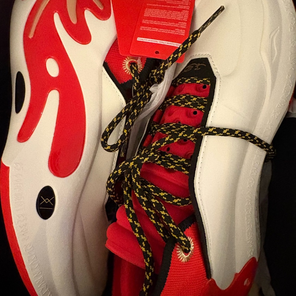 WADE Red and White Sneakers- NEW WITH BOX